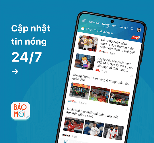 Báo Mới - Tin mới 24h Screenshot1