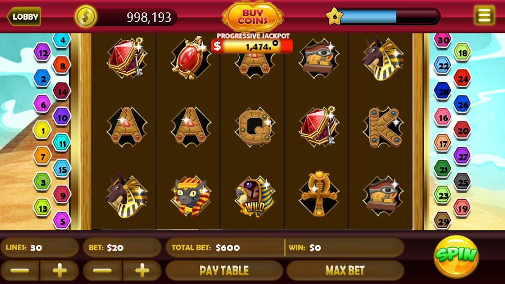 Pharaoh's Way of Fortune Slots Screenshot1