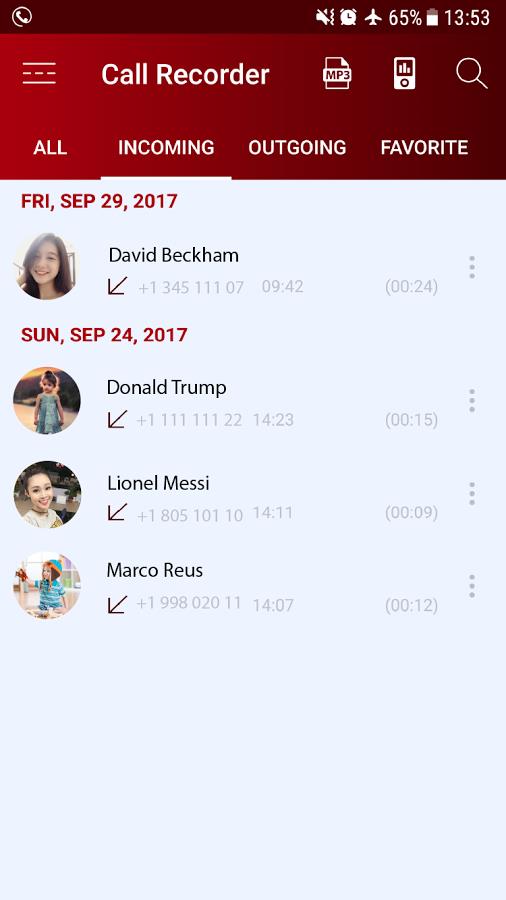 Auto call recorder Screenshot1