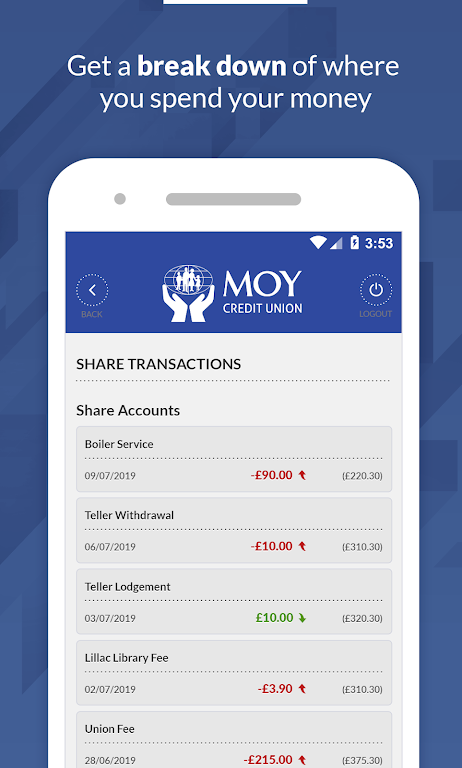 Moy Credit Union Screenshot3