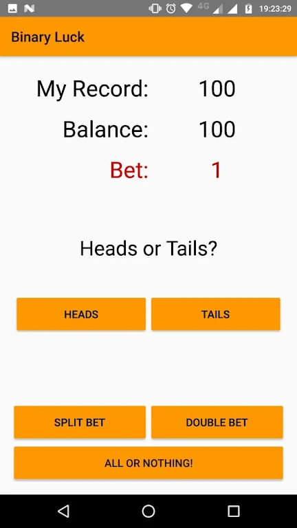 Binary Bet Game Screenshot1