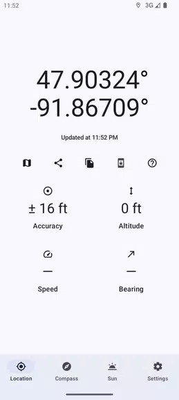 Positional GPS, Compass, Solar Screenshot1