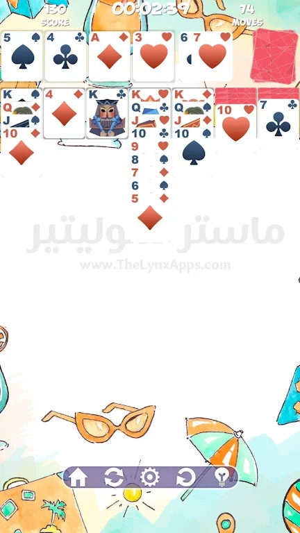 ماستر سوليتير و سبايدرز VIP لعبة شدة سوليتير عناكب Screenshot1