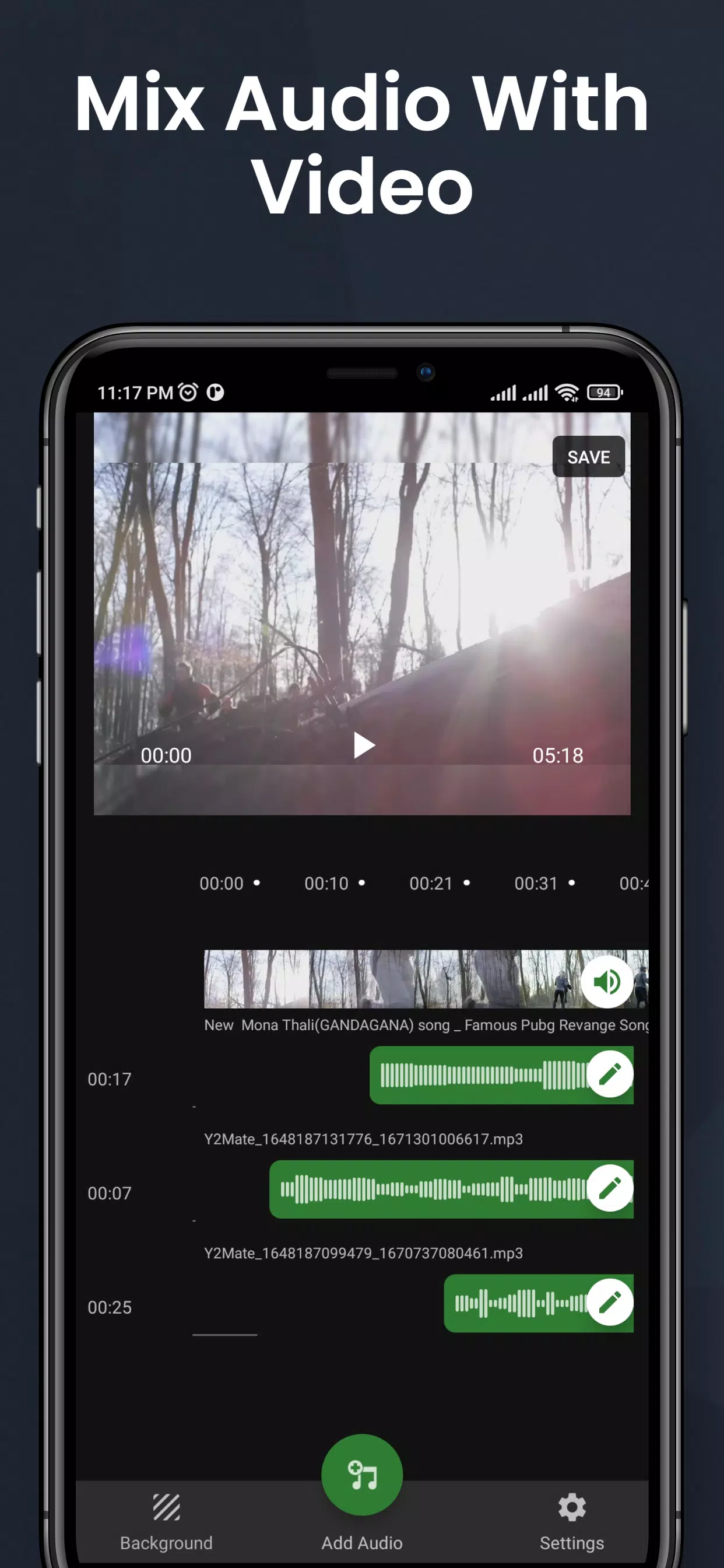 Add Music To Video Editor Screenshot1