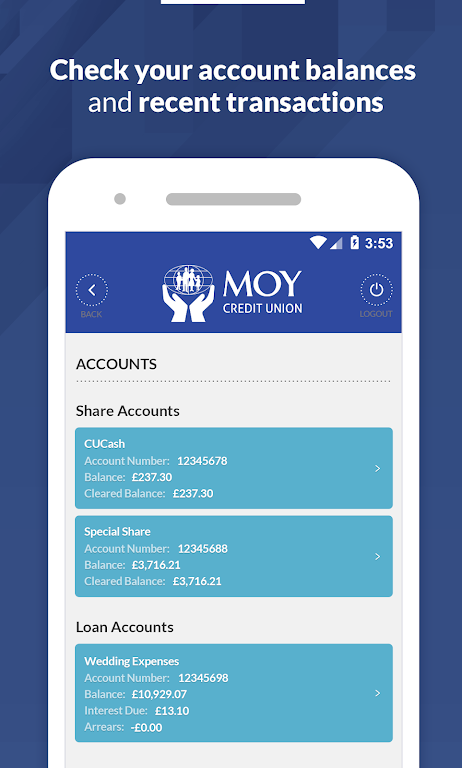 Moy Credit Union Screenshot2