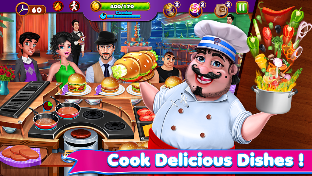 Cooking King Restaurant Chef Mod Screenshot3