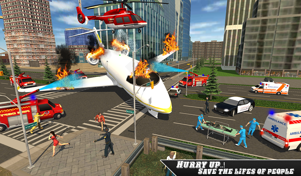 Airplane Fire Fighter  Ambulan Screenshot3