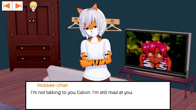 Calvin and Hobbes-chan Screenshot2