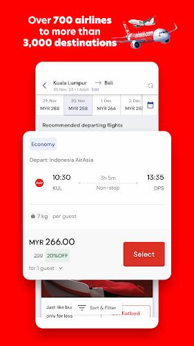 AirAsia MOVE: Flights & Hotels Screenshot1