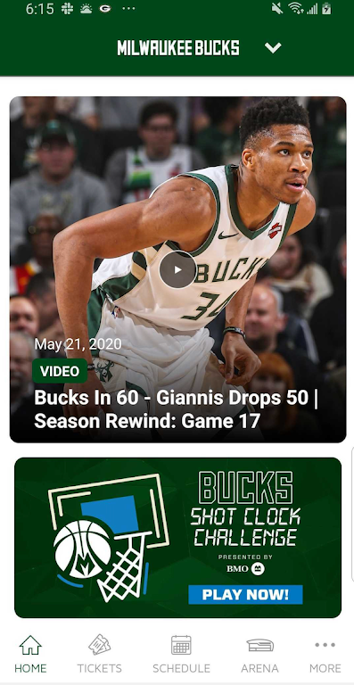 Bucks & Fiserv Forum App Screenshot1