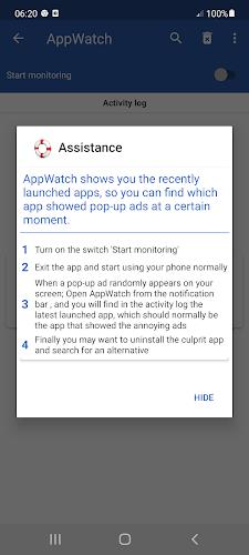 Appwatch : Anti pop-up ads Screenshot2