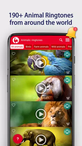 Animals Ringtones Screenshot1