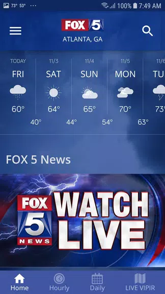 FOX 5 Storm Team Weather Radar Screenshot2