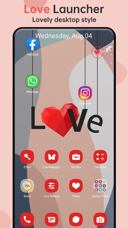 Love Launcher Screenshot1