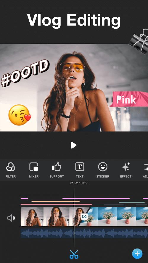 Vlog video editor maker: VlogU Screenshot1