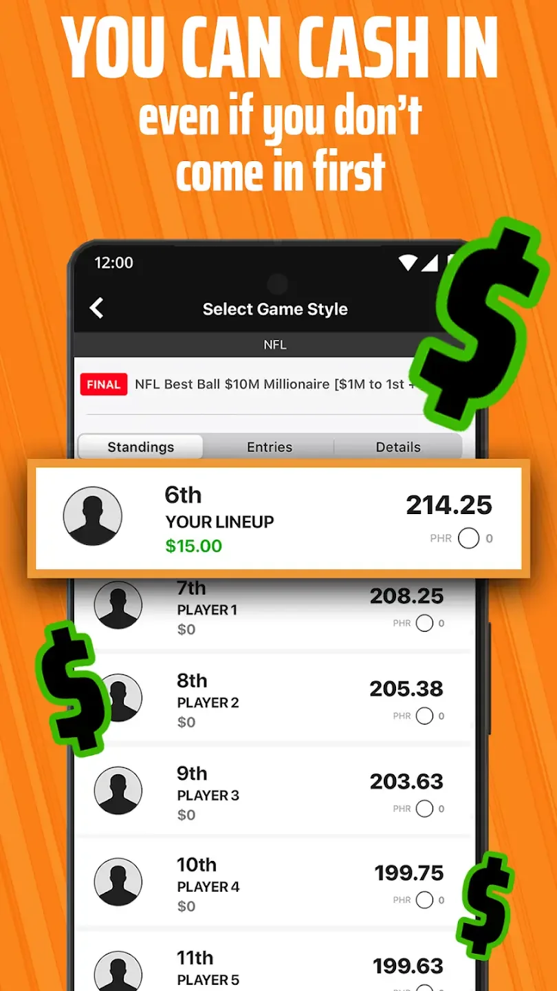 DraftKings Fantasy Sports Screenshot6