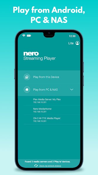 TV Cast: Nero DLNA/UPnP Player Screenshot2