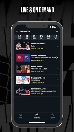 DAZN - Watch Live Sports Screenshot15