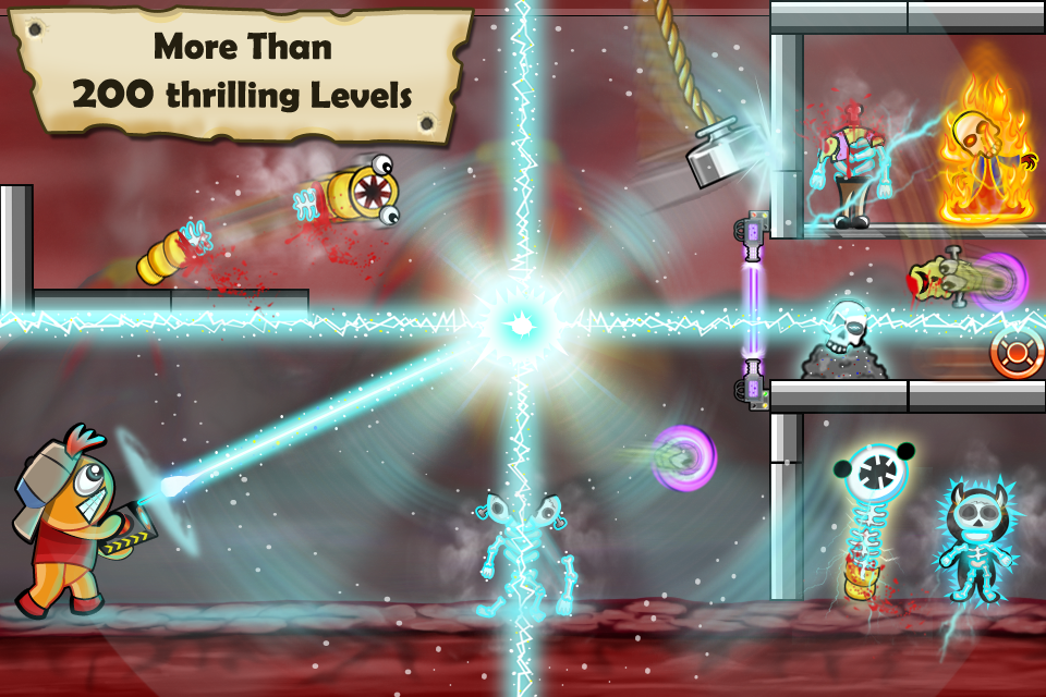 Bloody Monsters: Bouncy Bullet Screenshot2