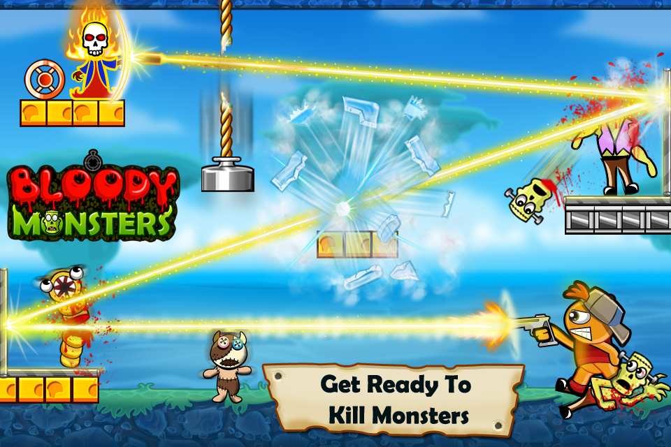 Bloody Monsters: Bouncy Bullet Screenshot4