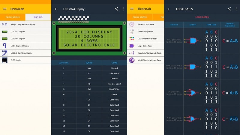 ElectroCalc Screenshot3