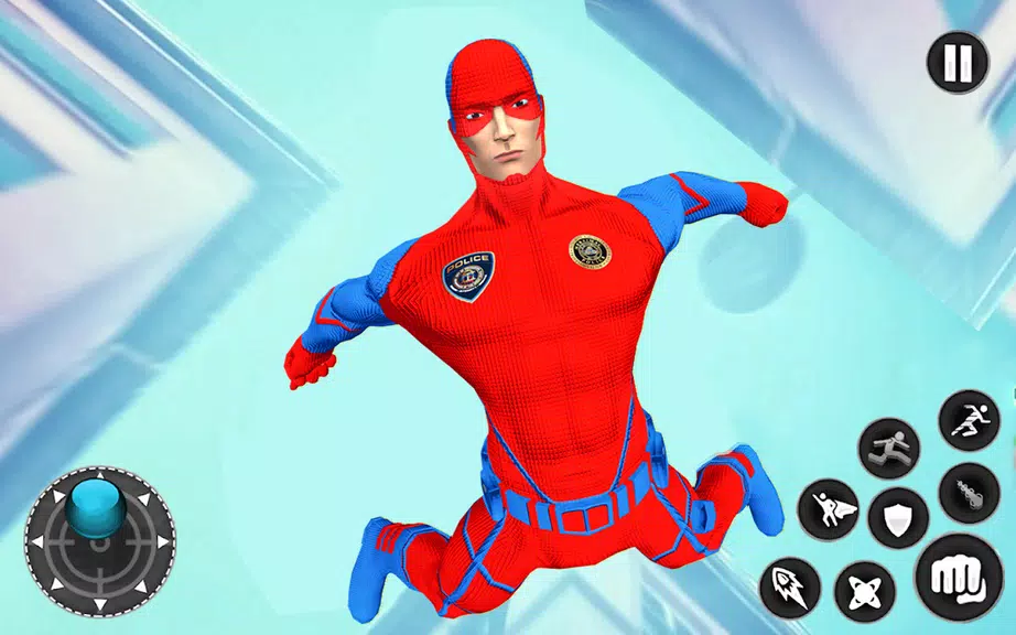 Captain Super Hero Man Game 3D Screenshot1