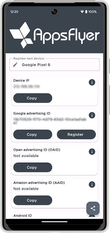 My Device ID by AppsFlyer Screenshot1