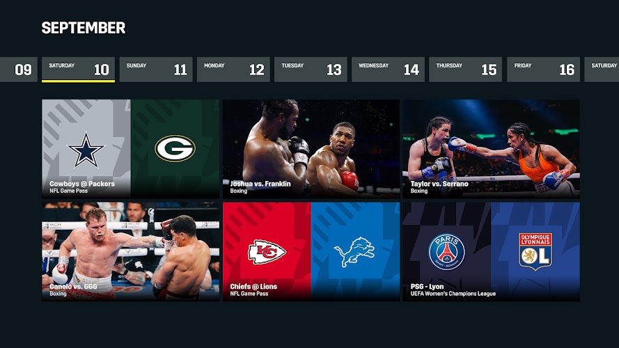 DAZN - Watch Live Sports Screenshot27