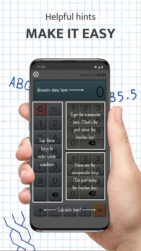 Fraction Calculator Plus Screenshot3