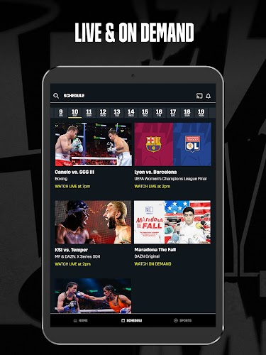 DAZN - Watch Live Sports Screenshot23