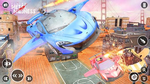 Flying Car Robot Shooting Game Screenshot4