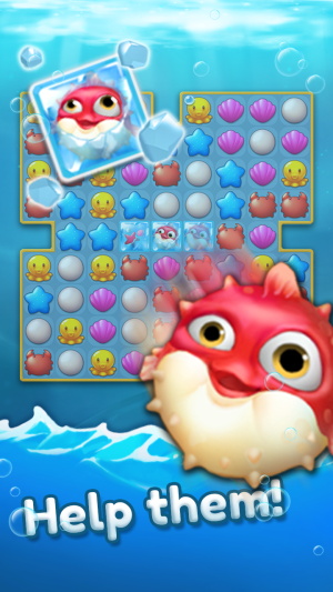 Ocean Friends : Match 3 Puzzle Screenshot1