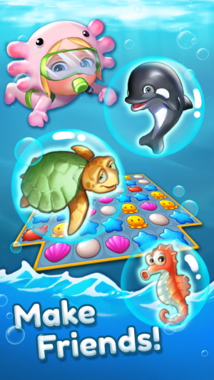 Ocean Friends : Match 3 Puzzle Screenshot2