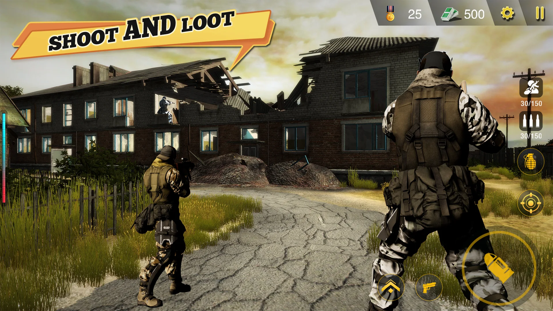 FPS Commando Gun Shooting Game Screenshot1