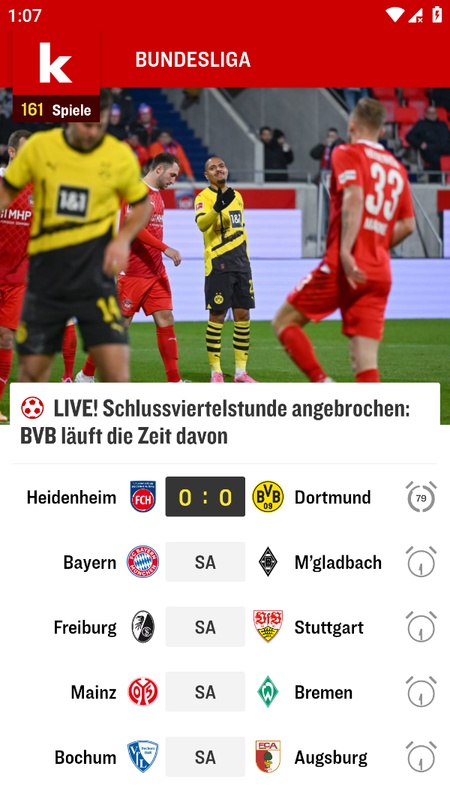 kicker Fußball News Screenshot1