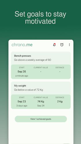 chrono.me - Lifestyle tracker Screenshot5