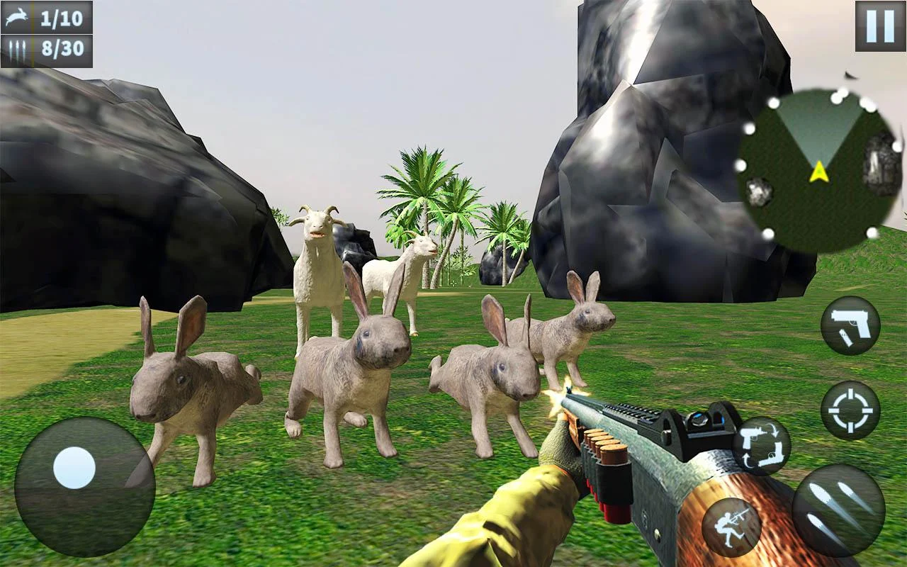 Rabbit Game Sniper Shooting Screenshot2