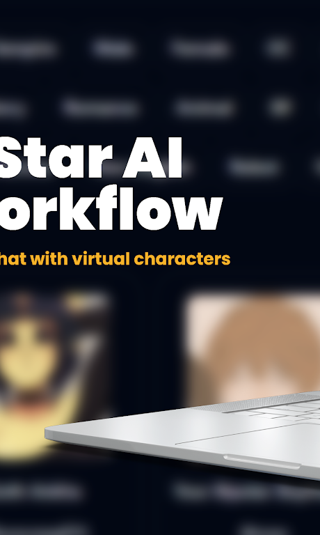 CharStar AI App Workflow Screenshot2