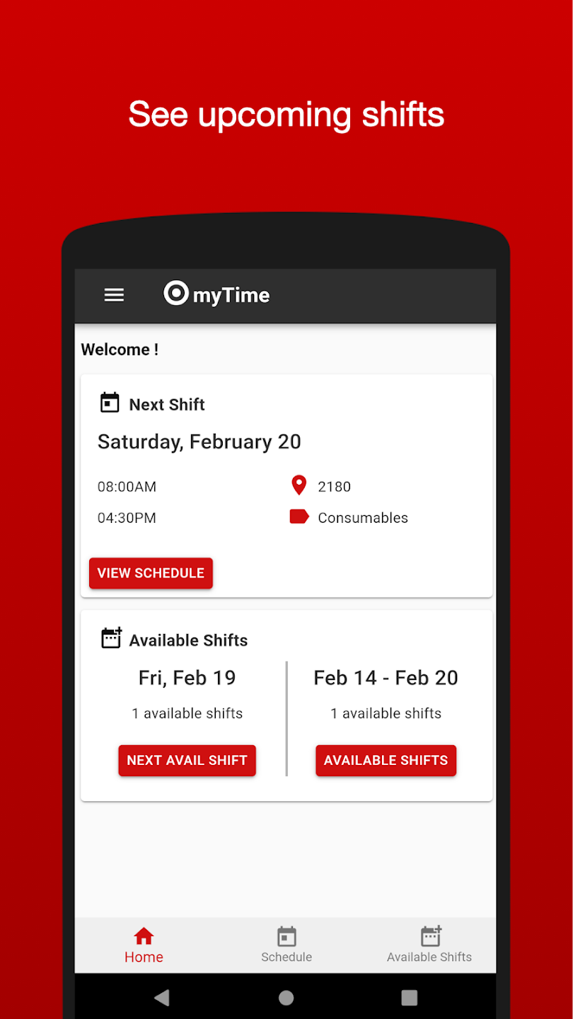 myTime for Target Screenshot3