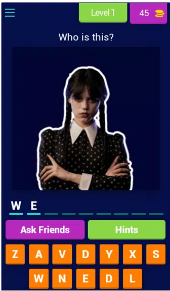 Wednesday Addams Family Quiz Screenshot1