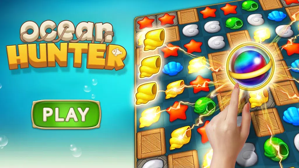 Ocean Hunter : Match 3 Puzzle Screenshot1