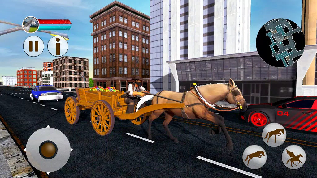 Flying Horse Taxi Transport Screenshot2