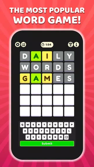 W Challenge - Daily Word Game Screenshot1