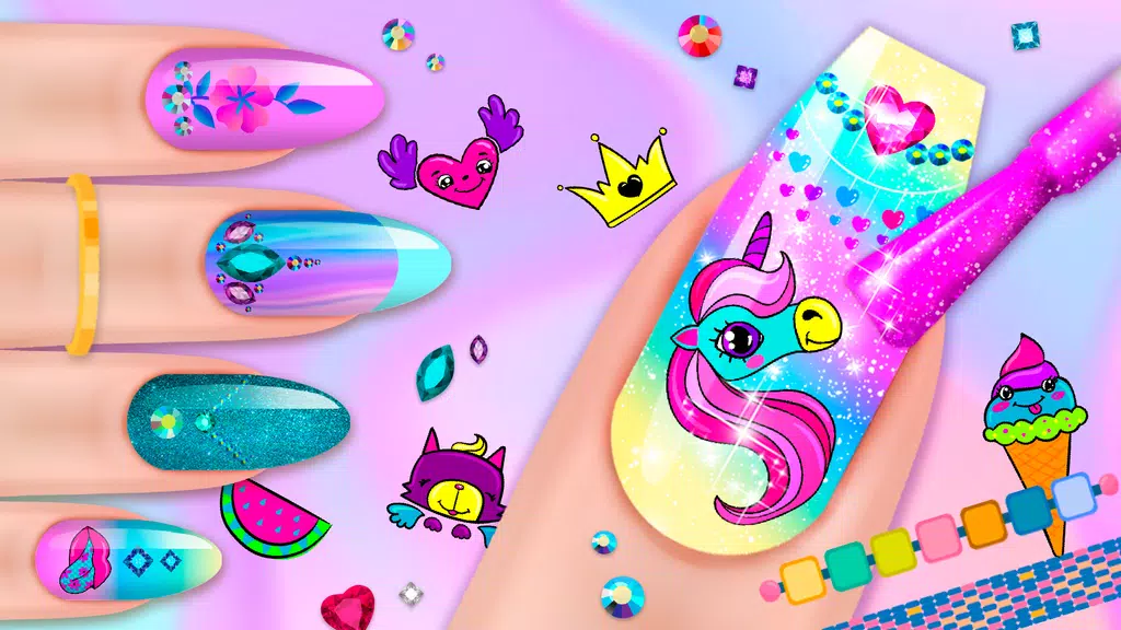 Girls Nail Salon Game:Nail Art Screenshot1