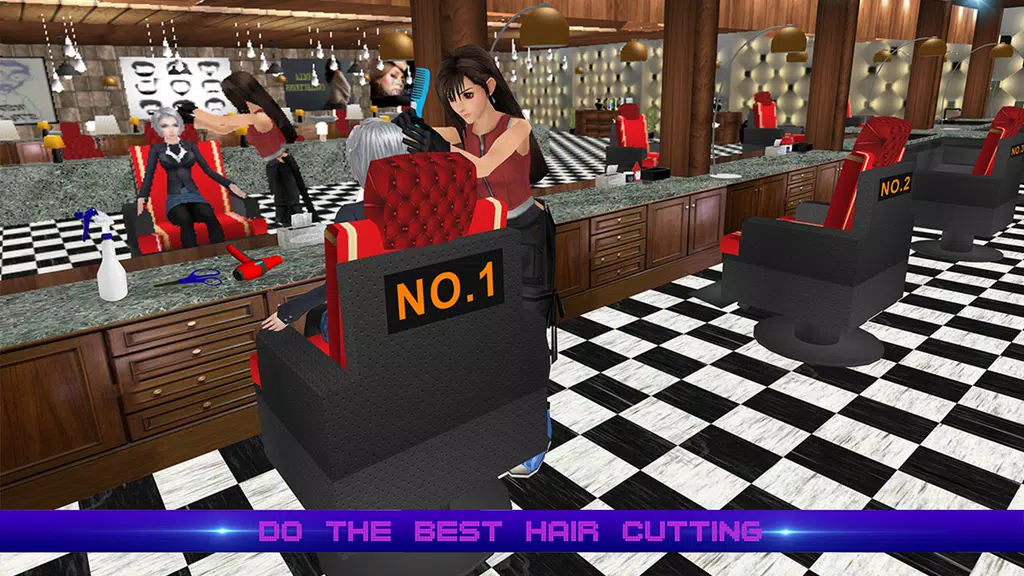 Barber Girl: Hair Salon Game Screenshot3