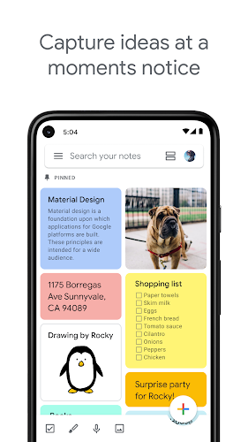 Google Keep - Notes and Lists Screenshot1