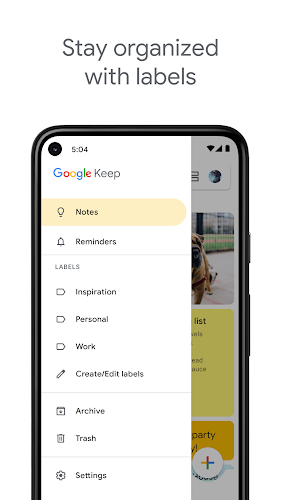 Google Keep - Notes and Lists Screenshot5