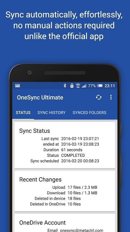 OneSync Screenshot3