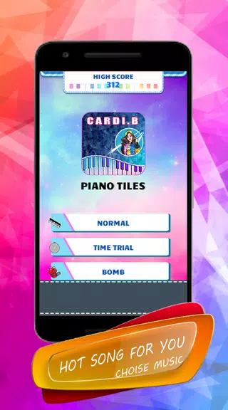 Cardi B - Piano Tiles Screenshot2