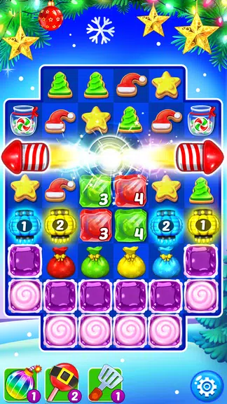 Christmas Cookie: Match 3 Game Screenshot4